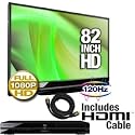 Mitsubishi WD82737 737 Series 82" DLP HDTV and Pioneer BDP121 Blu-Ray Player and APC HDMI15-3M Pro Interconnects HDMI Cable Bundle